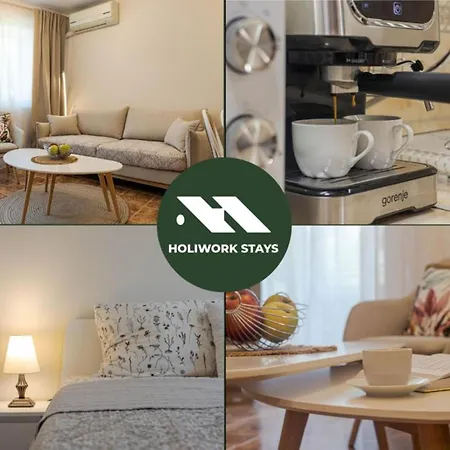 شقة 1br 8 Mins To With Designated Workspace *